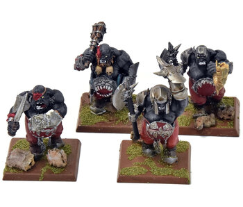 OGRE KINGDOMS 4 Chaos Ogres #1 WELL PAINTED Fantasy