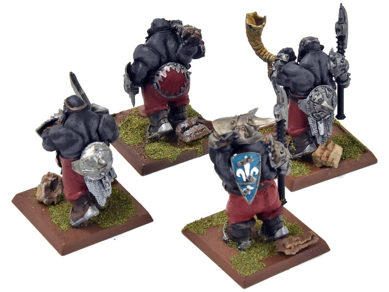 Games Workshop OGRE KINGDOMS 4 Chaos Ogres #1 WELL PAINTED Fantasy
