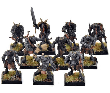 BEASTMEN 10 Ungors With Bows #2 WELL PAINTED Fantasy