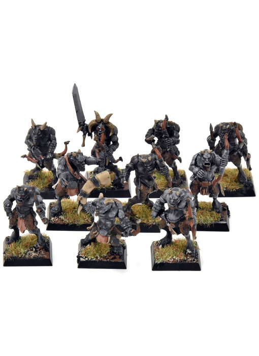 BEASTMEN 10 Ungors With Bows #2 WELL PAINTED Fantasy