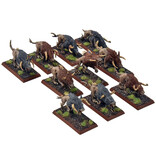 Games Workshop BEASTMEN 10 Chaos Warhounds #1 PRO PAINTED Fantasy