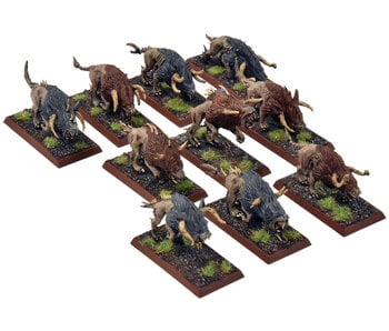 BEASTMEN 10 Chaos Warhounds #1 PRO PAINTED Fantasy