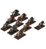 Games Workshop BEASTMEN 10 Chaos Warhounds #1 PRO PAINTED Fantasy