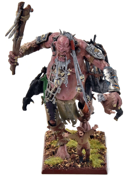 BEASTMEN Mancrusher Gargant #1 WELL PAINTED Fantasy