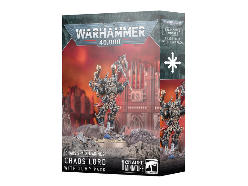 Games Workshop Chaos Space Marines Lord With Jump Pack