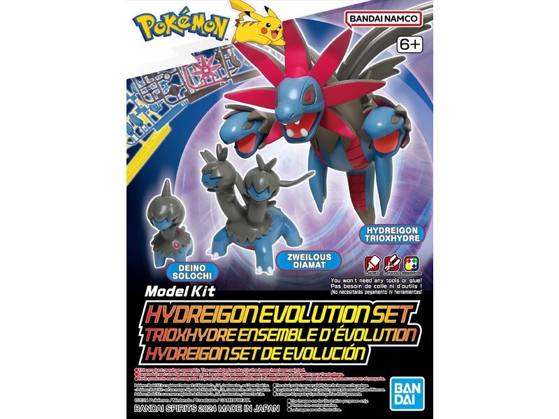 Bandai Bandai Pokémon Model Kit Hydreigon Evolution Set