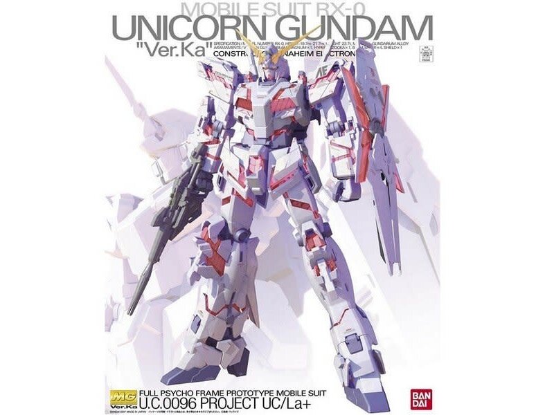 Bandai Bandai MG Unicorn Gundam (Ver. Ka) Gundam Unicorn