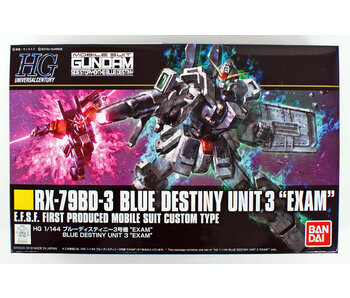 Bandai HGUC #209 1/144 Blue Destiny Unit 3 Exam