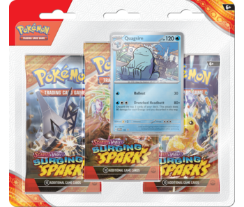 Pokemon Sv8 Surging Sparks 3pk Blister