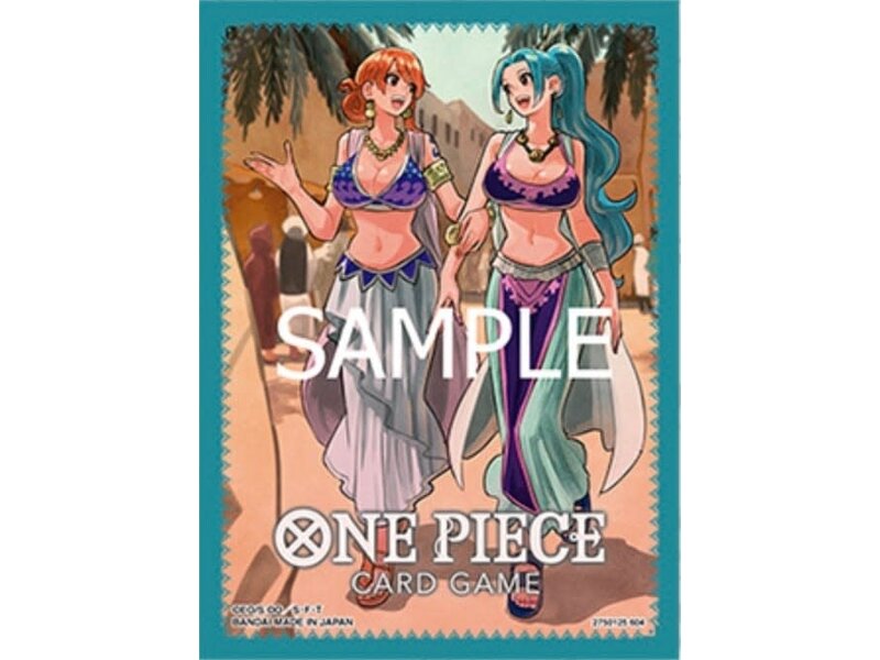 Bandai Bandai One Piece Trading Card Supplies - Deck Protectors - Nami & Vivi (70 Sleeves)