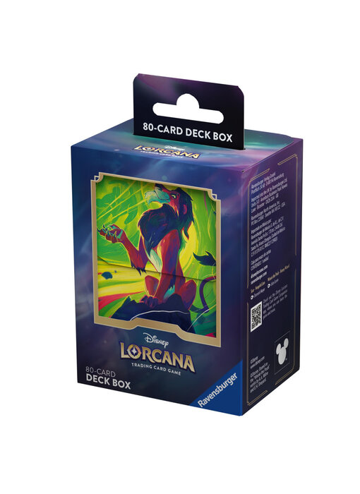Disney Lorcana Deck Box Scar