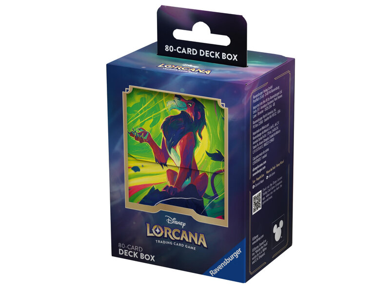 Disney Disney Lorcana Deck Box Scar