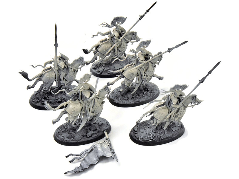 Games Workshop LUMINETH REALM LORDS 5 Vanari Dawnrider #1 Missing Head Sigmar