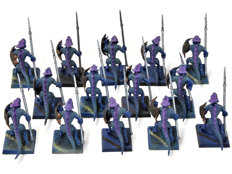 Games Workshop LIZARDMEN 14 Saurus Warriors #3 Fantasy