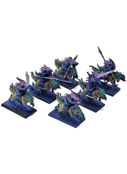 LIZARDMEN 6 Saurus Knights Cold-One #12 Fantasy