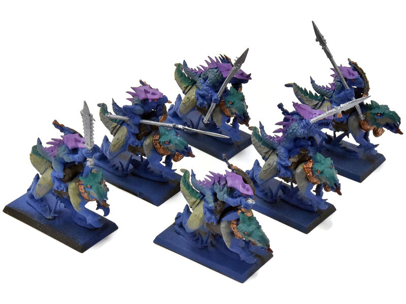 Games Workshop LIZARDMEN 6 Saurus Knights Cold-One #12 Fantasy