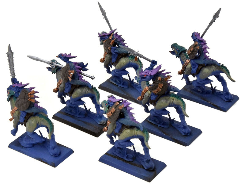 Games Workshop LIZARDMEN 6 Saurus Knights Cold-One #12 Fantasy