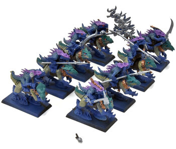 LIZARDMEN 8 Saurus Knights Cold-One #11 Fantasy