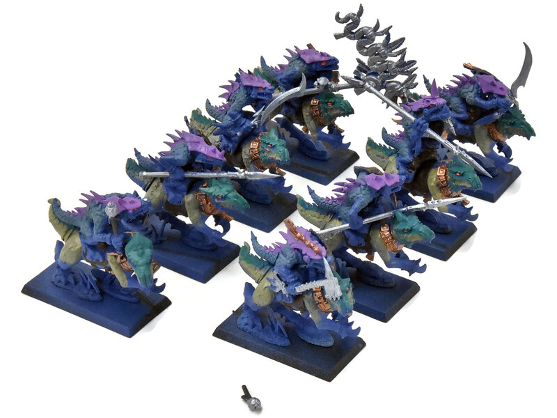 Games Workshop LIZARDMEN 8 Saurus Knights Cold-One #11 Fantasy