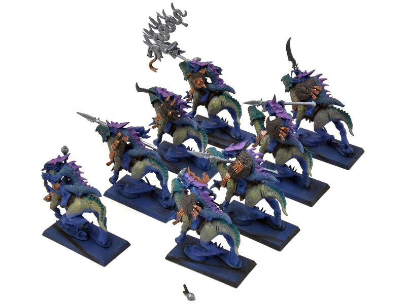Games Workshop LIZARDMEN 8 Saurus Knights Cold-One #11 Fantasy