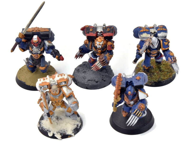 Games Workshop SPACES MARINES 5 Vanguard Veterans With Jump Pack #1 Warhammer 40K