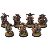 Games Workshop DEATH GUARD 7 Plague Marines #1 WELL PAINTED Warhammer 40K