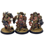 Games Workshop DEATH GUARD 7 Plague Marines #1 WELL PAINTED Warhammer 40K