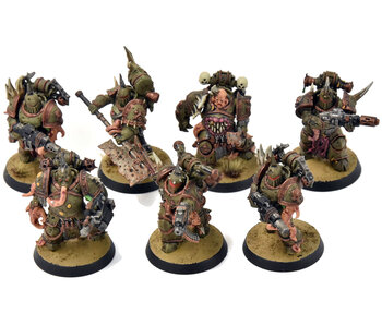 DEATH GUARD 7 Plague Marines #2 WELL PAINTED Warhammer 40K