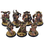 Games Workshop DEATH GUARD 7 Plague Marines #3 WELL PAINTED Warhammer 40K