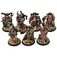 DEATH GUARD 7 Plague Marines #3 WELL PAINTED Warhammer 40K