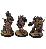 Games Workshop DEATH GUARD 7 Plague Marines #3 WELL PAINTED Warhammer 40K