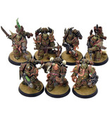 Games Workshop DEATH GUARD 7 Plague Marines #4 WELL PAINTED Warhammer 40K