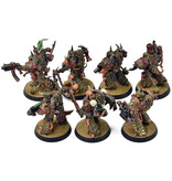 Games Workshop DEATH GUARD 7 Plague Marines #4 WELL PAINTED Warhammer 40K