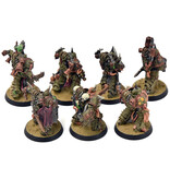 Games Workshop DEATH GUARD 7 Plague Marines #4 WELL PAINTED Warhammer 40K
