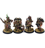 Games Workshop DEATH GUARD 7 Plague Marines #4 WELL PAINTED Warhammer 40K