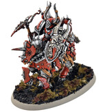 Games Workshop CHAOS SPACE MARINES Chaos Lord on bike converted #1 WELL PAINTED Warhammer 40K