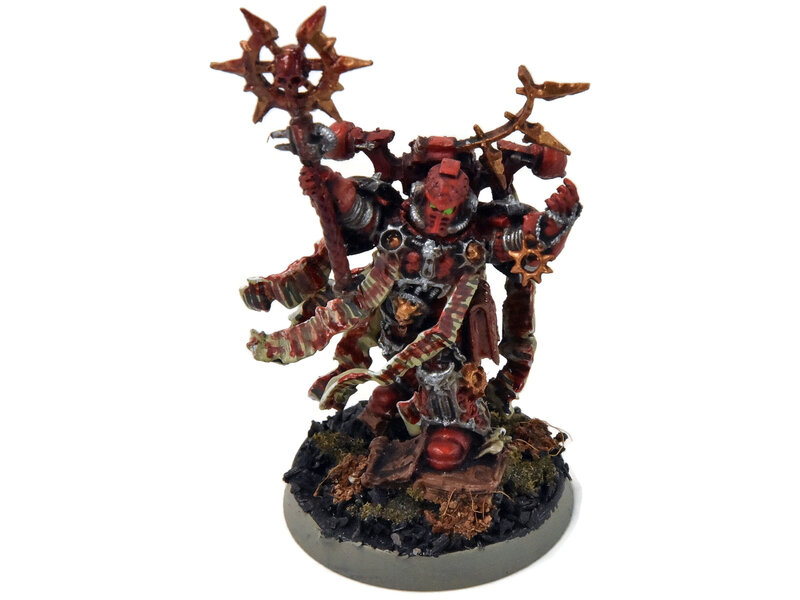 Games Workshop CHAOS SPACE MARINES Chaos sorcerer converted #1 WELL PAINTED Warhammer 40K
