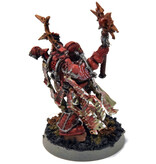 Games Workshop CHAOS SPACE MARINES Chaos sorcerer converted #1 WELL PAINTED Warhammer 40K