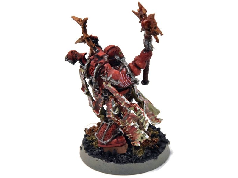 Games Workshop CHAOS SPACE MARINES Chaos sorcerer converted #1 WELL PAINTED Warhammer 40K