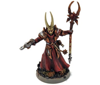 CHAOS SPACE MARINES Chaos sorcerer converted #2 WELL PAINTED Warhammer 40K