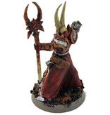 Games Workshop CHAOS SPACE MARINES Chaos sorcerer converted #2 WELL PAINTED Warhammer 40K