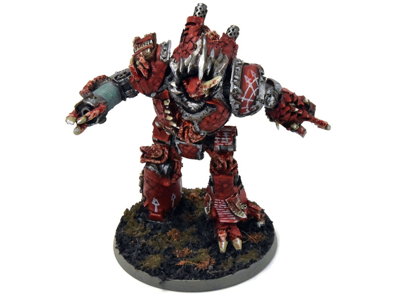 Games Workshop CHAOS SPACE MARINES contemptor dreadnought converted #1 WELL PAINTED 40K