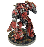 Games Workshop CHAOS SPACE MARINES contemptor dreadnought converted #1 WELL PAINTED 40K