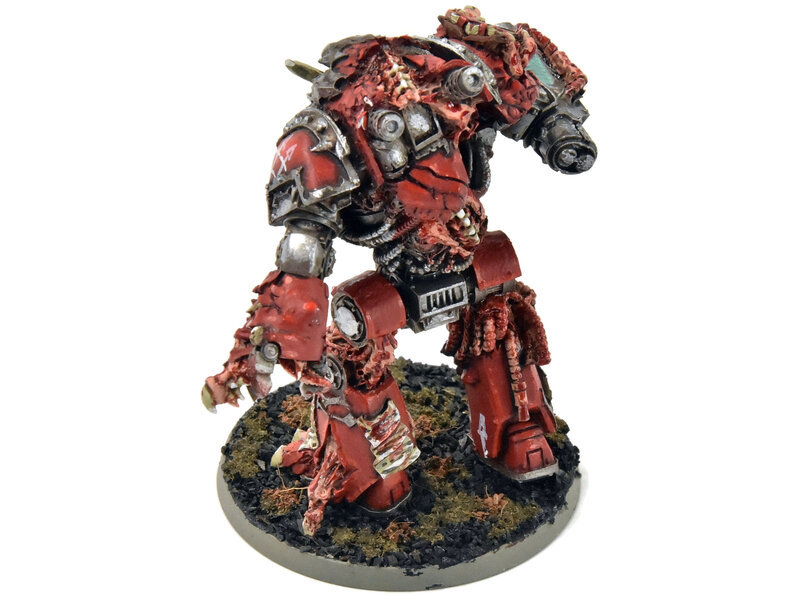 Games Workshop CHAOS SPACE MARINES contemptor dreadnought converted #1 WELL PAINTED 40K