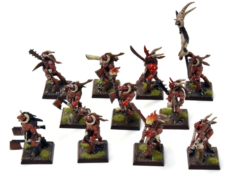 Games Workshop BEASTMEN 11 Gors #7 PRO-PAINTED Fantasy