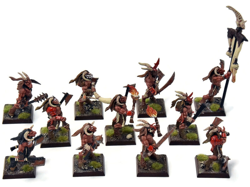 Games Workshop BEASTMEN 11 Gors #7 PRO-PAINTED Fantasy