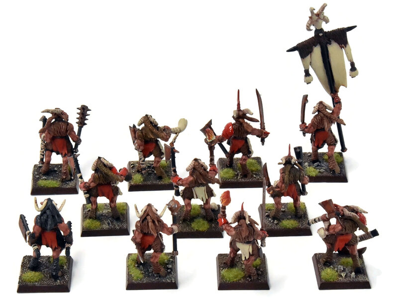 Games Workshop BEASTMEN 11 Gors #7 PRO-PAINTED Fantasy