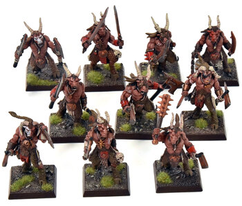 BEASTMEN 10 Gors #3 PRO-PAINTED Fantasy