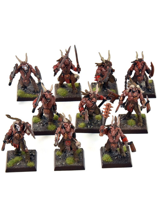 BEASTMEN 10 Gors #3 PRO-PAINTED Fantasy