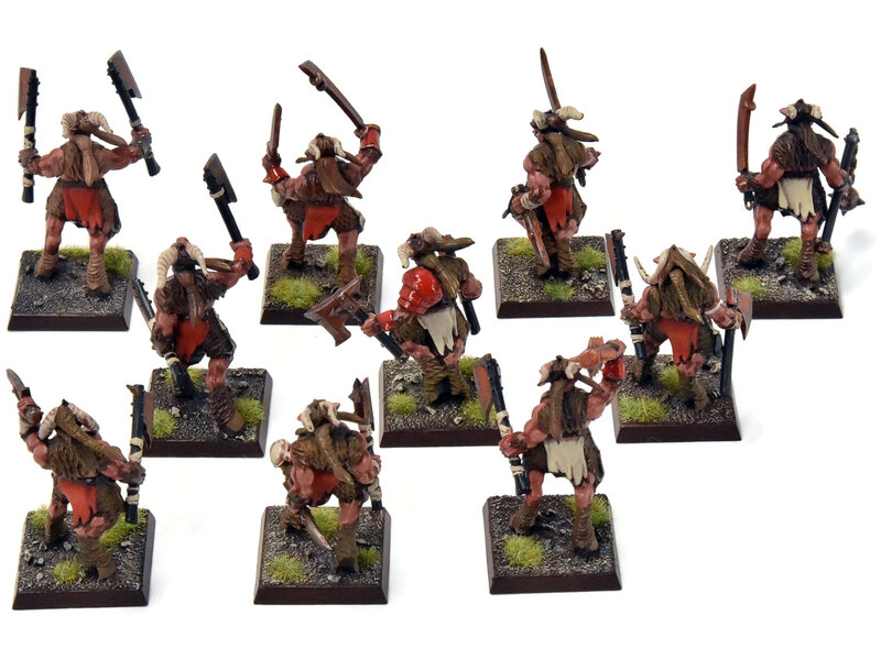 Games Workshop BEASTMEN 10 Gors #3 PRO-PAINTED Fantasy